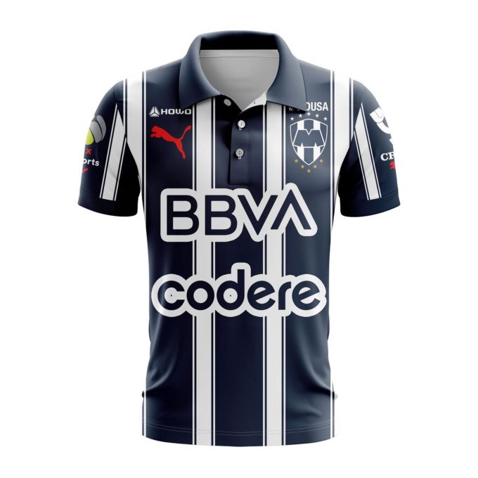 LIGA MX C.F. Monterrey Personalized 2025 Home Polo