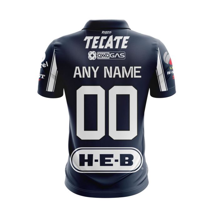 LIGA MX C.F. Monterrey Personalized 2025 Home Polo