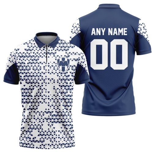 LIGA MX C.F. Monterrey Personalized Zipper Polo Gift for Men Women