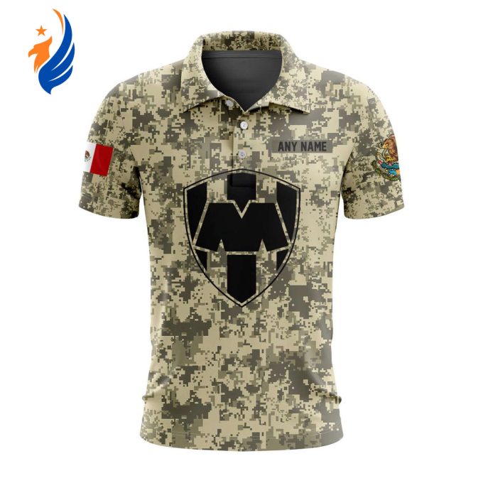 LIGA MX C.F. Monterrey Special Camo Design Polo Gift for Men Women LIGA MX C.F. Monterrey Special Camo Design Polo Gift for Men Women
