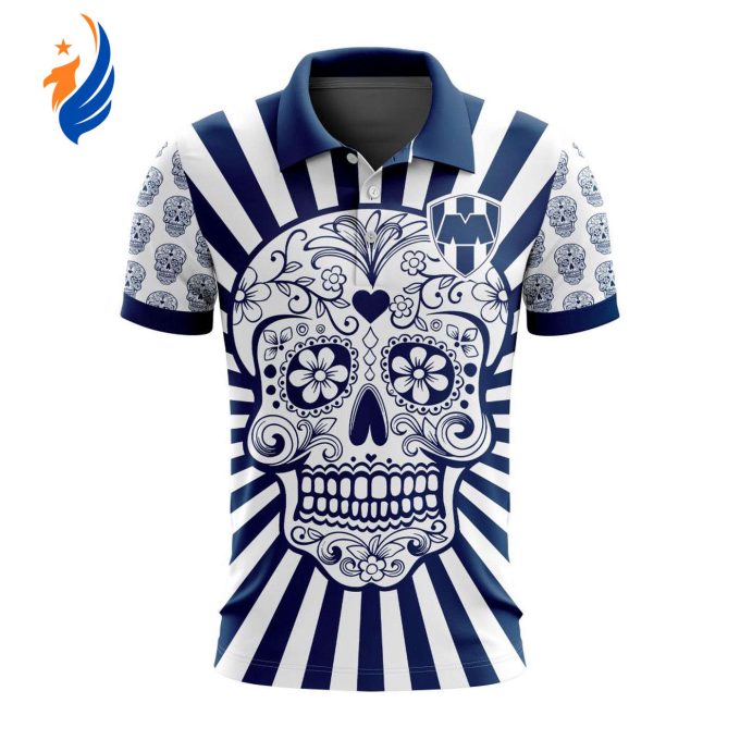LIGA MX C.F. Monterrey Special Dia De Muertos Design Polo Gift for Men Women