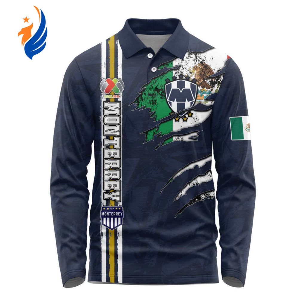 LIGA MX C.F. Monterrey Special Long Sleeve Polo Design Kits Gift for Men Women 3d Printed Hoodie LIGA MX C.F. Monterrey Special Long Sleeve Polo Design Kits Gift for Men Women 3d Printed Hoodie