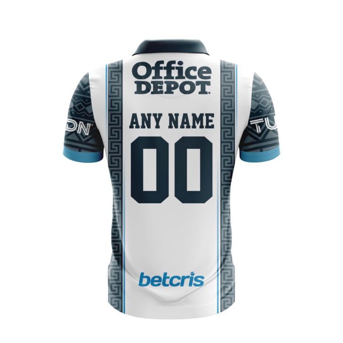 LIGA MX C.F. Pachuca 2023-2024 Home Aztec Design Polo