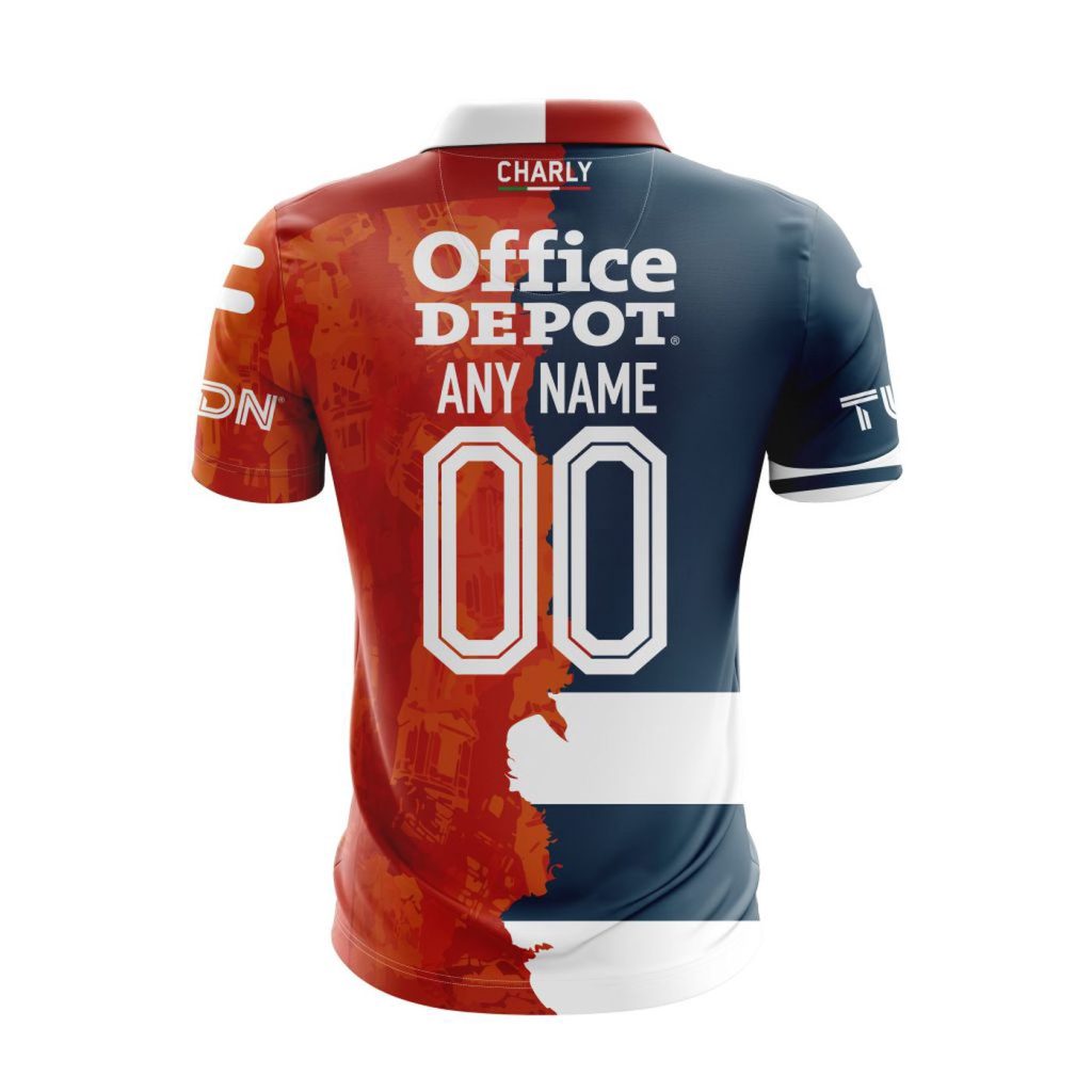 LIGA MX C.F. Pachuca Personalized 2024-2025 Home Mix Away Design Polo LIGA MX C.F. Pachuca Personalized 2024-2025 Home Mix Away Design Polo