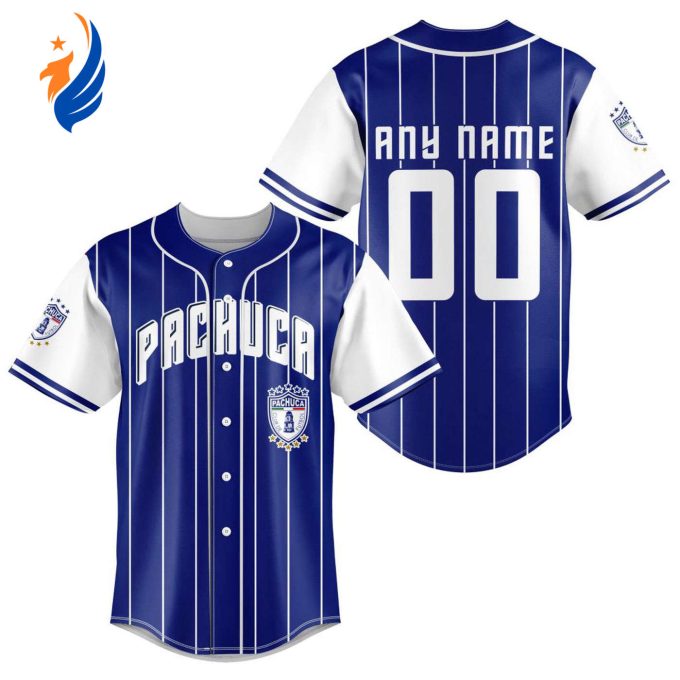 LIGA MX C.F. Pachuca Special Baseball Jersey Gift for Men Women LIGA MX C.F. Pachuca Special Baseball Jersey Gift for Men Women