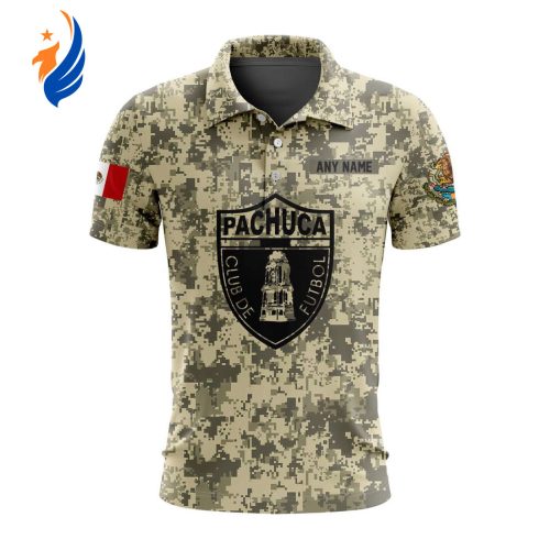 LIGA MX C.F. Pachuca Special Camo Design Polo Gift for Men Women