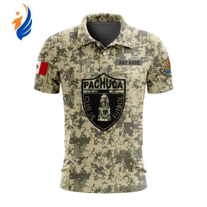 LIGA MX C.F. Pachuca Special Camo Design Polo Gift for Men Women LIGA MX C.F. Pachuca Special Camo Design Polo Gift for Men Women