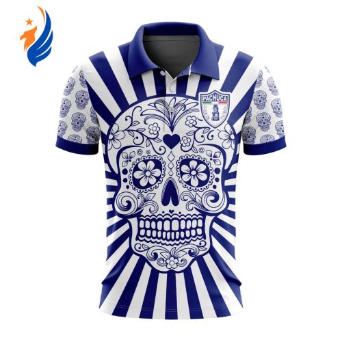 LIGA MX C.F. Pachuca Special Dia De Muertos Design Polo Gift for Men Women