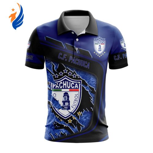 LIGA MX Club Puebla Special Polo Design Gift for Men Women LIGA MX C.F. Pachuca Special Polo Design Gift for Men Women