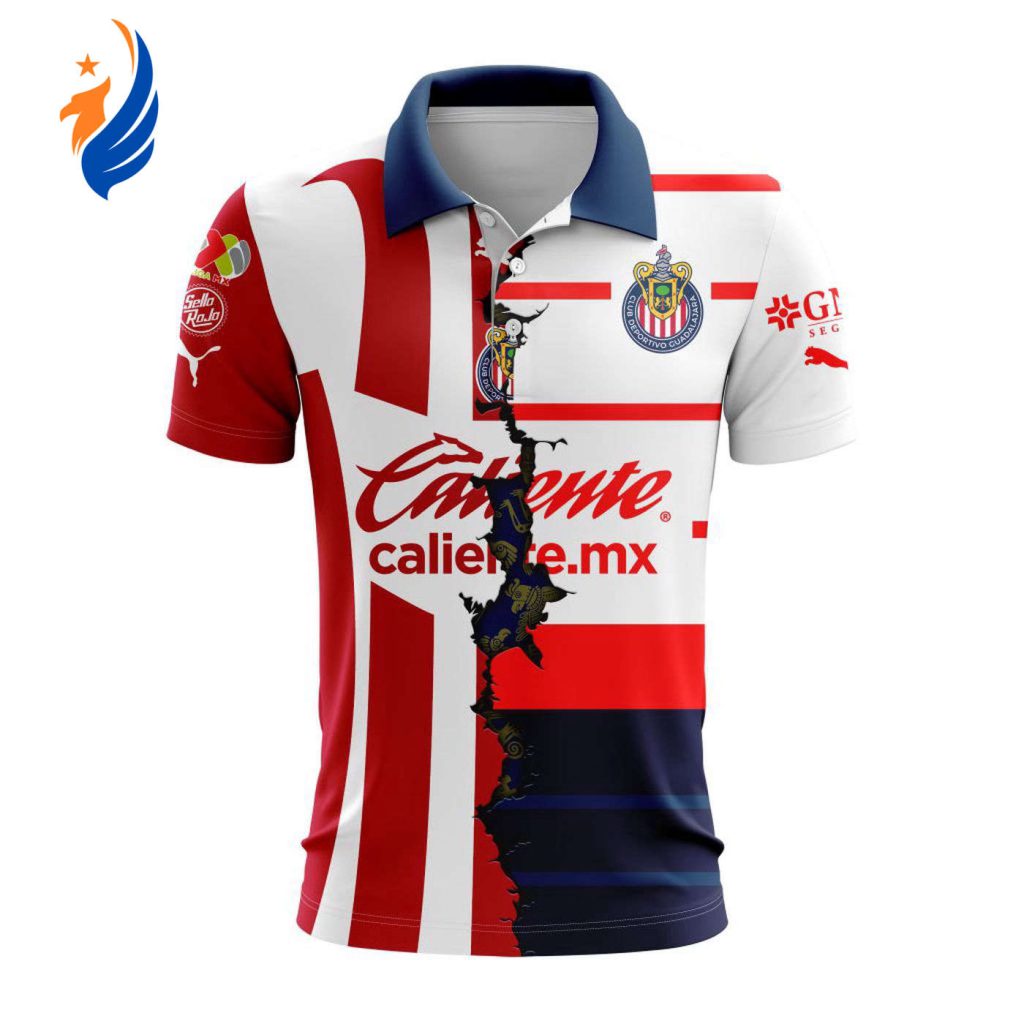 LIGA MX Chivas De Guadalajara 2023-2024 Home Mix Away Polo LIGA MX Chivas De Guadalajara 2023-2024 Home Mix Away Polo
