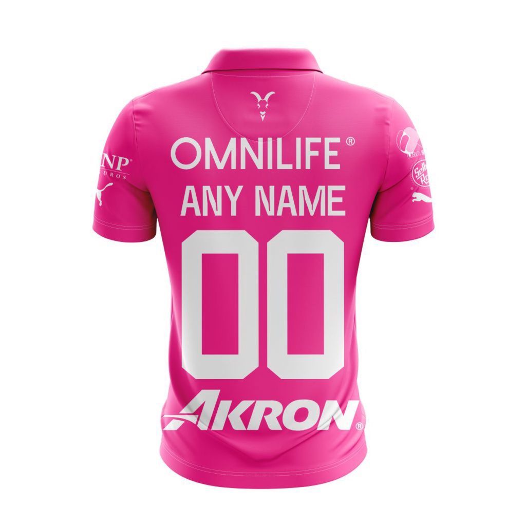 LIGA MX Chivas De Guadalajara 2023 Pink Polo LIGA MX Chivas De Guadalajara 2023 Pink Polo