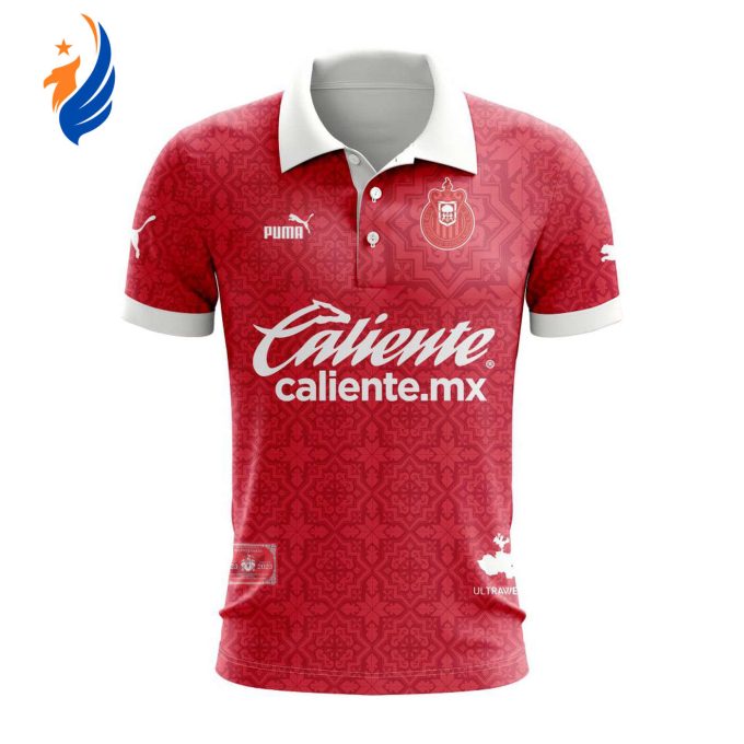 LIGA MX Chivas Guadalajara 200th Anniversary Special Red Polo