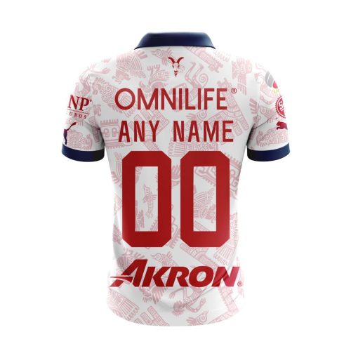 LIGA MX Chivas Guadalajara 2023 – 2024 Away Aztec Design Polo
