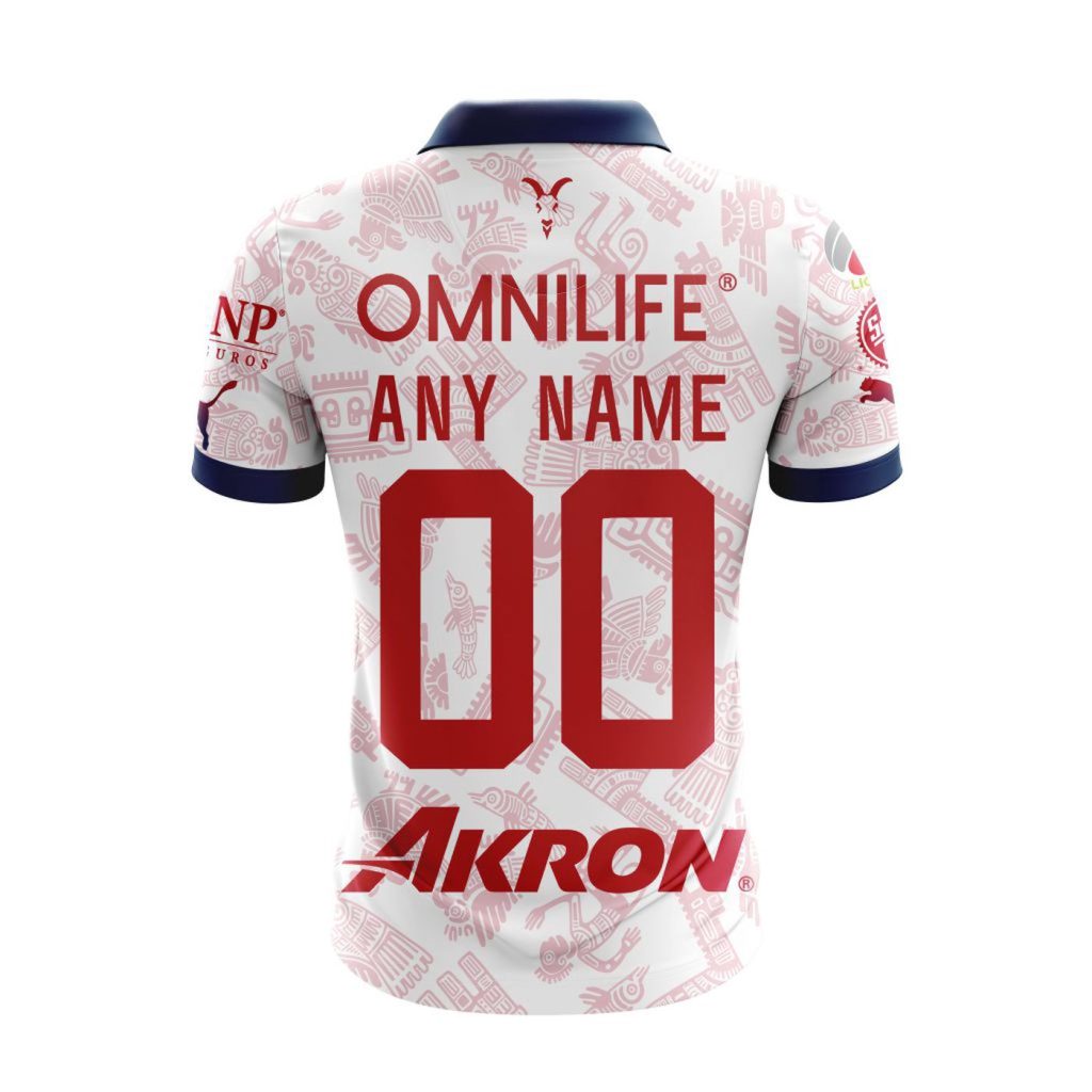 LIGA MX Chivas Guadalajara 2023 – 2024 Away Aztec Design Polo LIGA MX Chivas Guadalajara 2023 – 2024 Away Aztec Design Polo