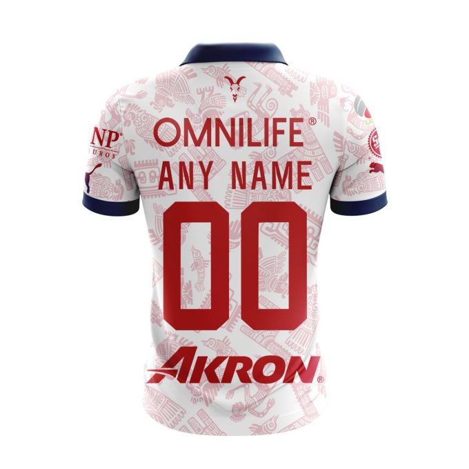 LIGA MX Chivas Guadalajara 2023 – 2024 Away Aztec Design Polo