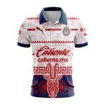 LIGA MX Chivas Guadalajara 2023 – 2024 Away Aztec Design Polo LIGA MX Chivas Guadalajara 2023 – 2024 Away Aztec Design Polo