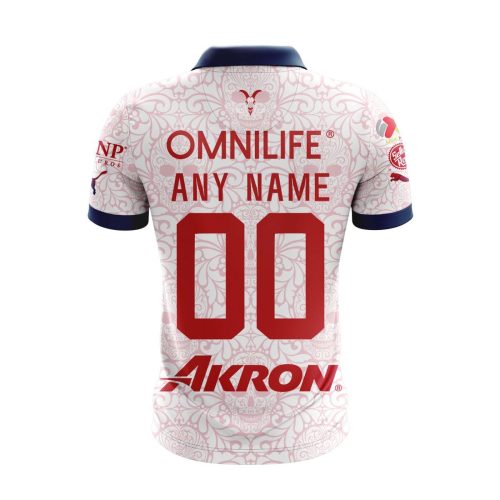 LIGA MX Chivas Guadalajara 2023 – 2024 Away Dia De Muertos Design Polo