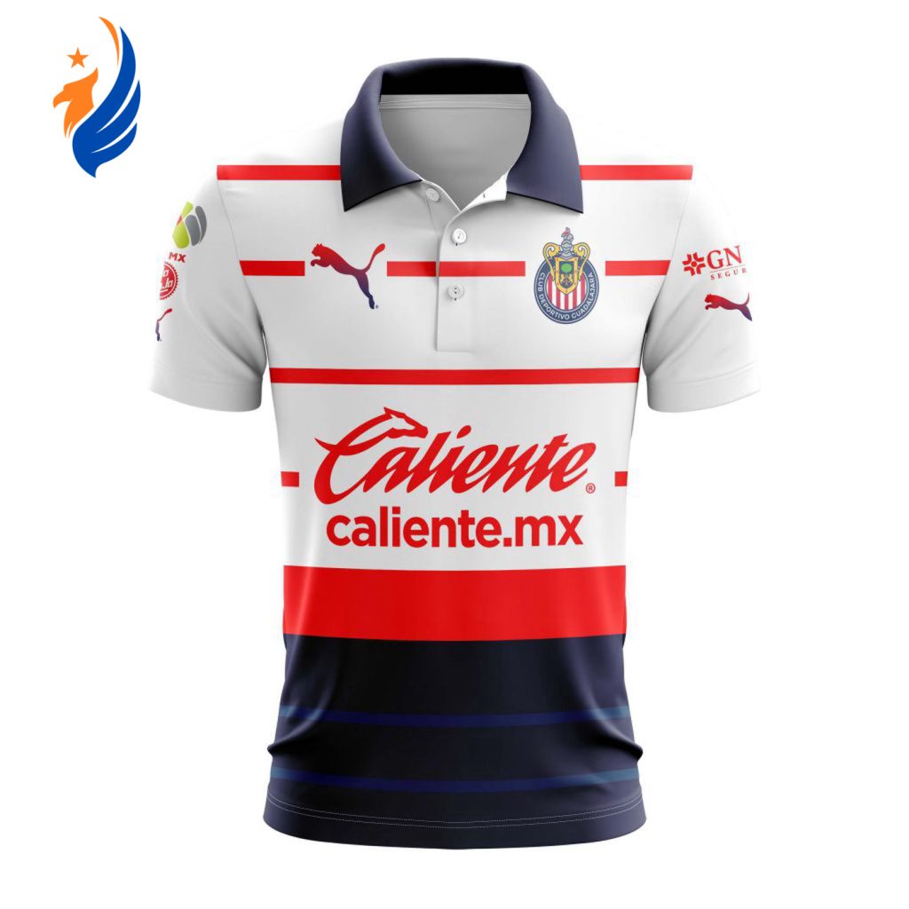 LIGA MX Chivas Guadalajara 2023 – 2024 Away Polo LIGA MX Chivas Guadalajara 2023 – 2024 Away Polo