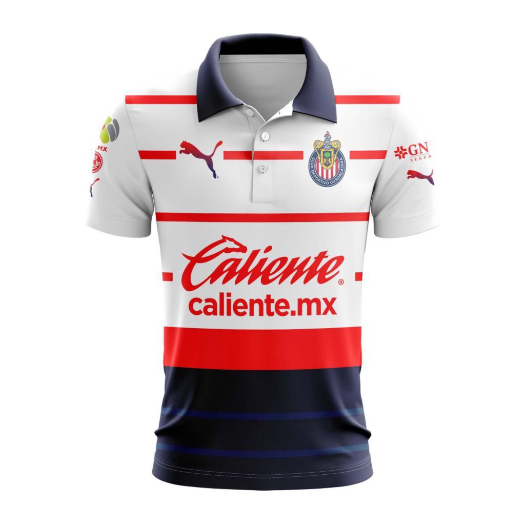 LIGA MX Chivas Guadalajara 2023 – 2024 Away Polo LIGA MX Chivas Guadalajara 2023 – 2024 Away Polo