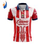 LIGA MX Chivas Guadalajara 2023 – 2024 Home Aztec Design Polo LIGA MX Chivas Guadalajara 2023 – 2024 Home Aztec Design Polo