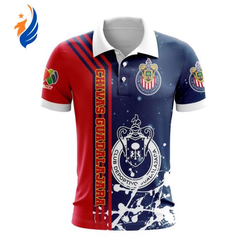 LIGA MX Queretaro F.C New Design Polo For Fan Gift for Men Women LIGA MX Chivas Guadalajara New Design Polo For Fan Gift for Men Women