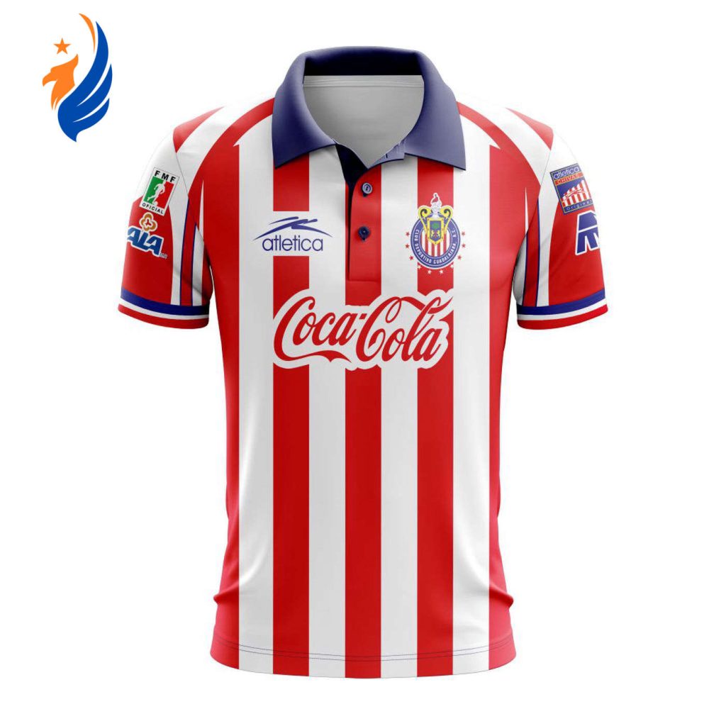 LIGA MX Chivas Guadalajara Retro 1998-1999 Home Polo LIGA MX Chivas Guadalajara Retro 1998-1999 Home Polo