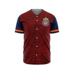 LIGA MX Chivas Guadalajara Special Aztec Design Baseball Jersey Gift for Men Women LIGA MX Chivas Guadalajara Special Aztec Design Baseball Jersey Gift for Men Women