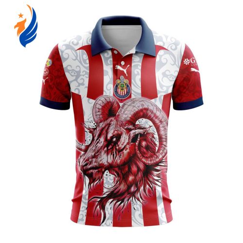 LIGA MX Chivas Guadalajara Special Design With Team Signature Polo