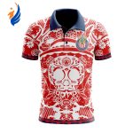 LIGA MX Chivas Guadalajara Special Dia De Muertos Design Polo Gift for Men Women LIGA MX Chivas Guadalajara Special Dia De Muertos Design Polo Gift for Men Women