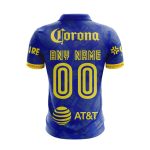 LIGA MX Club America 2023 – 2024 Away Aztec Design Polo
