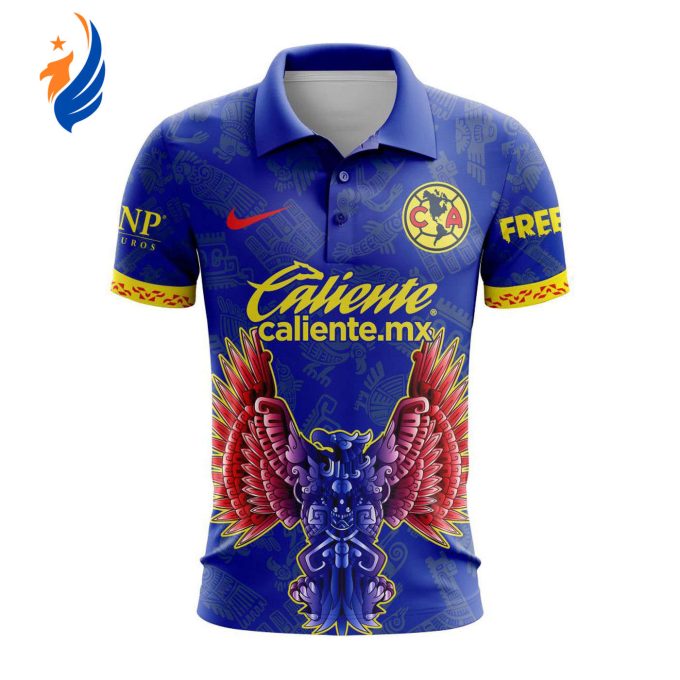 LIGA MX Club America 2023 – 2024 Away Aztec Design Polo LIGA MX Club America 2023 – 2024 Away Aztec Design Polo