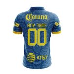 LIGA MX Club America 2023 – 2024 Away Dia De Muertos Design Polo LIGA MX Club America 2023 – 2024 Away Dia De Muertos Design Polo