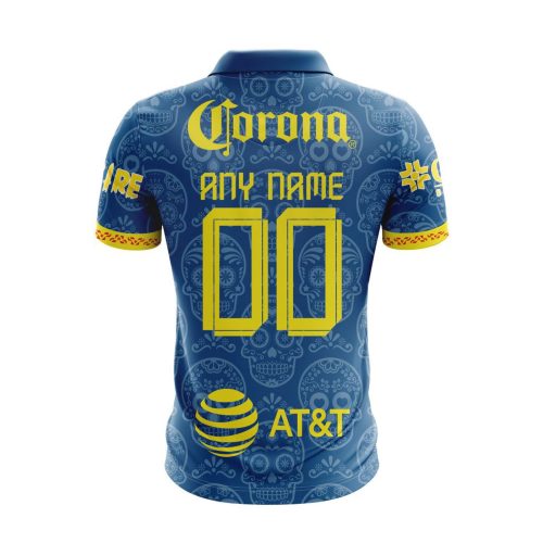 LIGA MX Club America 2023 – 2024 Away Dia De Muertos Design Polo