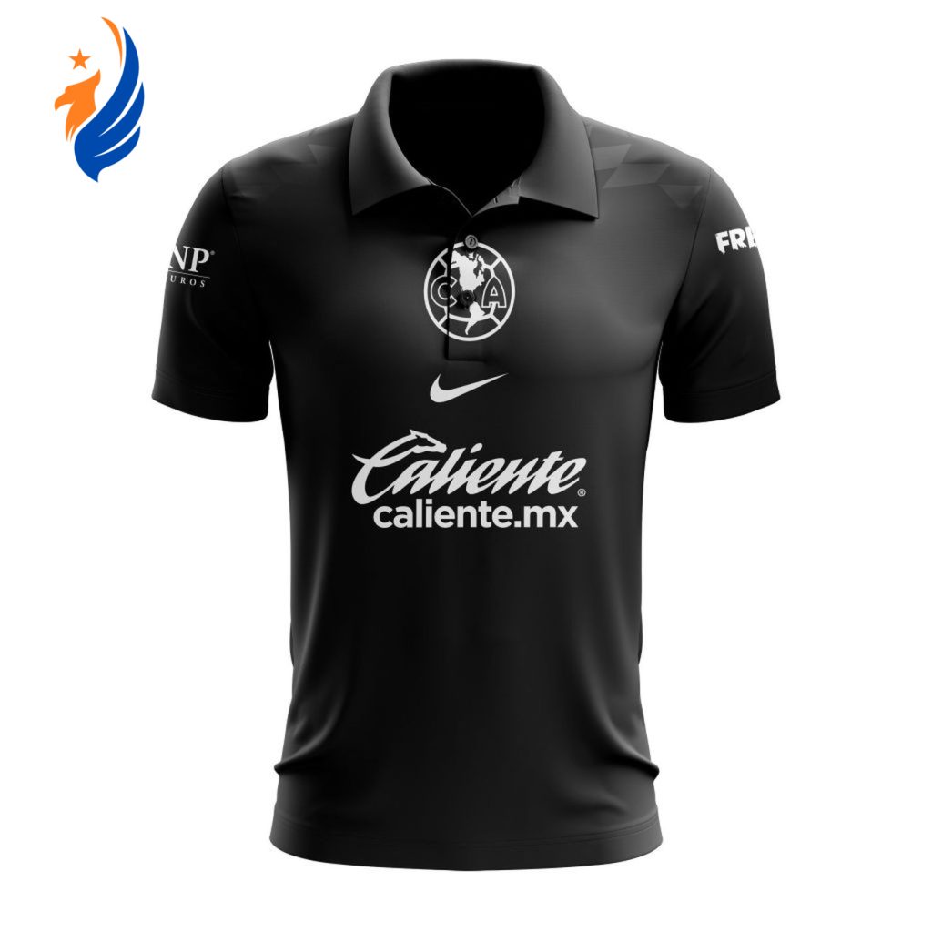 LIGA MX Club America 2023-2024 Black Polo LIGA MX Club America 2023-2024 Black Polo