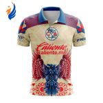 LIGA MX Club America 2023 – 2024 Home Aztec Design Polo LIGA MX Club America 2023 – 2024 Home Aztec Design Polo