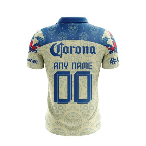 LIGA MX Club America 2023 – 2024 Home Dia De Muertos Design Polo
