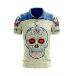 LIGA MX Club America 2023 – 2024 Home Dia De Muertos Design Polo LIGA MX Club America 2023 – 2024 Home Dia De Muertos Design Polo