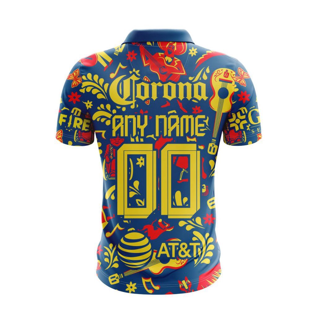 LIGA MX Club America 2023 Away Special Hispanic Heritage Design Polo LIGA MX Club America 2023 Away Special Hispanic Heritage Design Polo