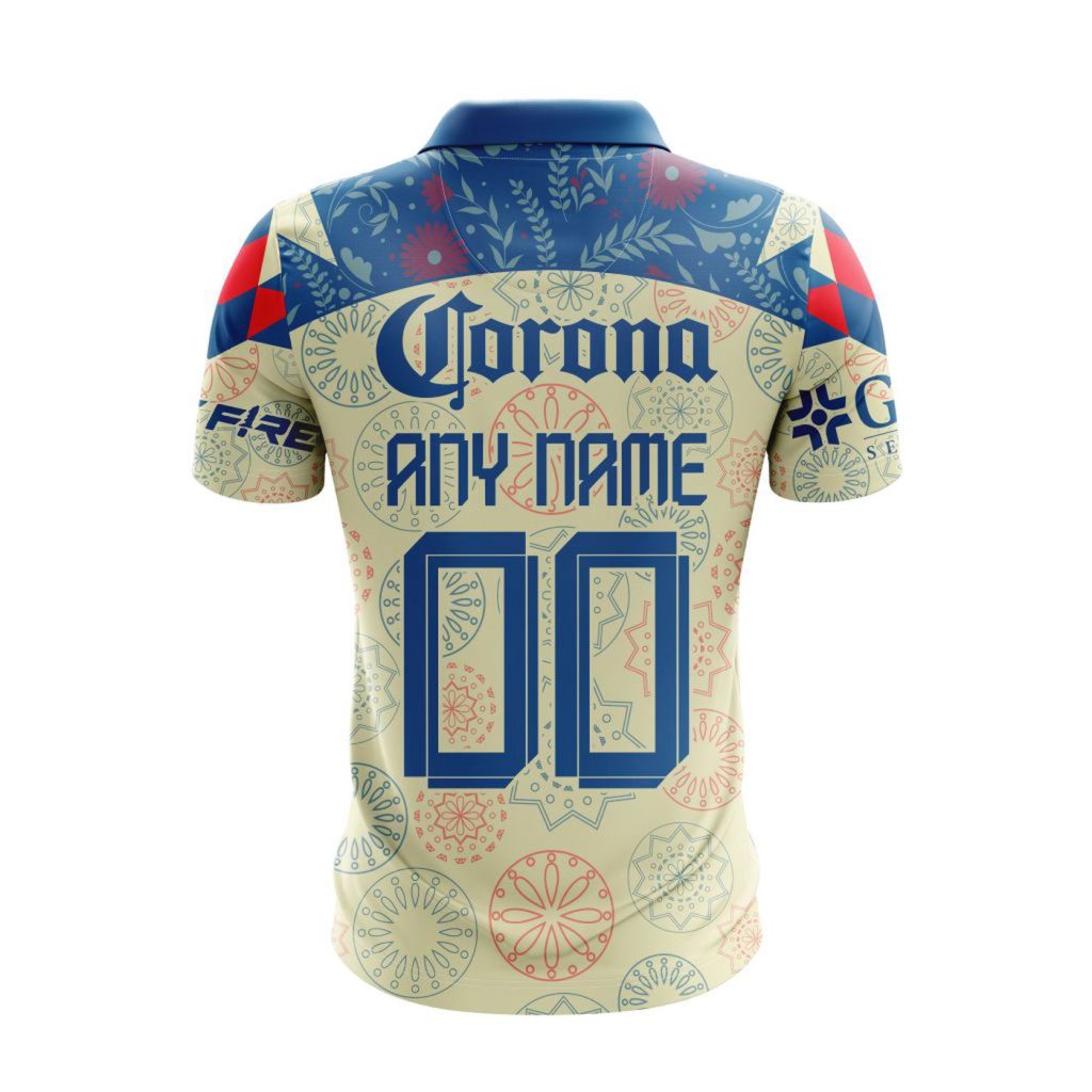 LIGA MX Club America 2023 Home Special Hispanic Heritage Design Polo LIGA MX Club America 2023 Home Special Hispanic Heritage Design Polo