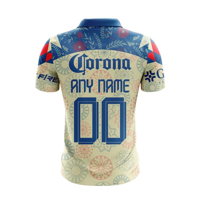 LIGA MX Club America 2023 Home Special Hispanic Heritage Design Polo