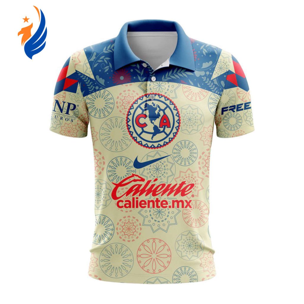 LIGA MX Club America 2023 Home Special Hispanic Heritage Design Polo LIGA MX Club America 2023 Home Special Hispanic Heritage Design Polo