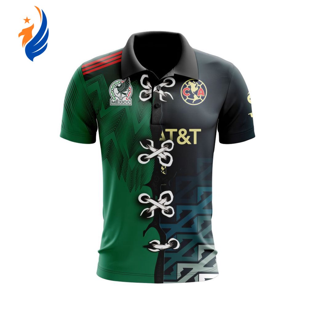 LIGA MX Club América Home Mix Mexico 2022 Polo LIGA MX Club América Home Mix Mexico 2022 Polo