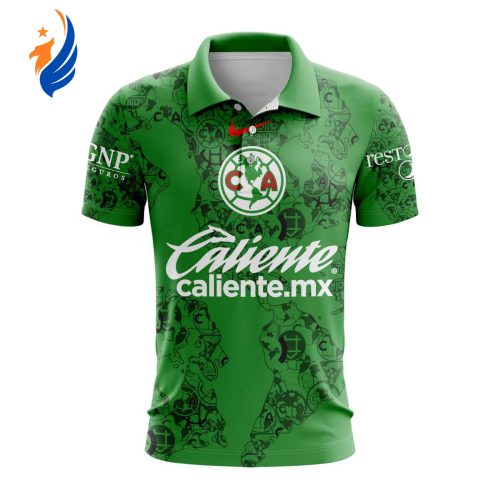 LIGA MX Club America Personalized 2024-2025 New Goal Keeper Polo