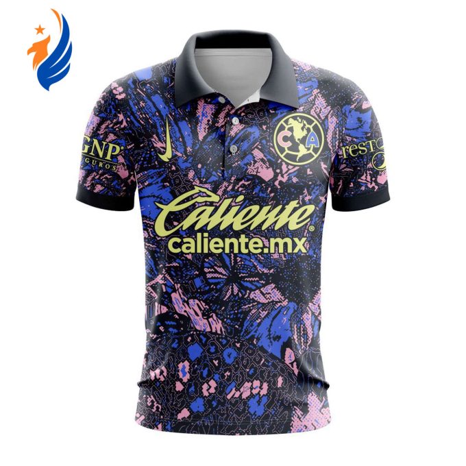 LIGA MX Club America Personalized 2024-2025 Third Polo