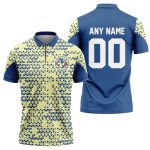 LIGA MX Club America Personalized Zipper Polo Gift for Men Women