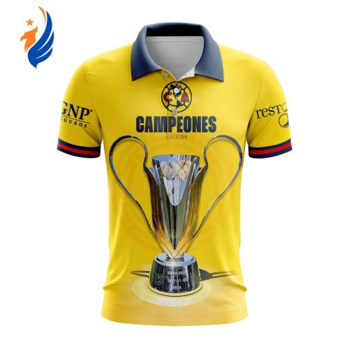 LIGA MX Club America Special 2024 Supercopa MX Champions Design Polo Gift for Men Women