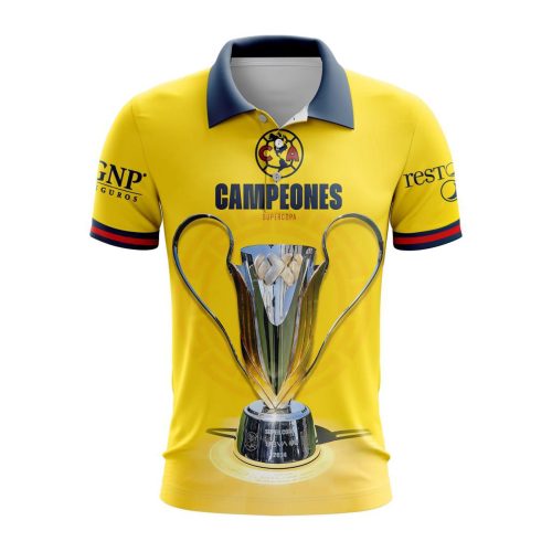 LIGA MX Club America Special 2024 Supercopa MX Champions Design Polo Gift for Men Women