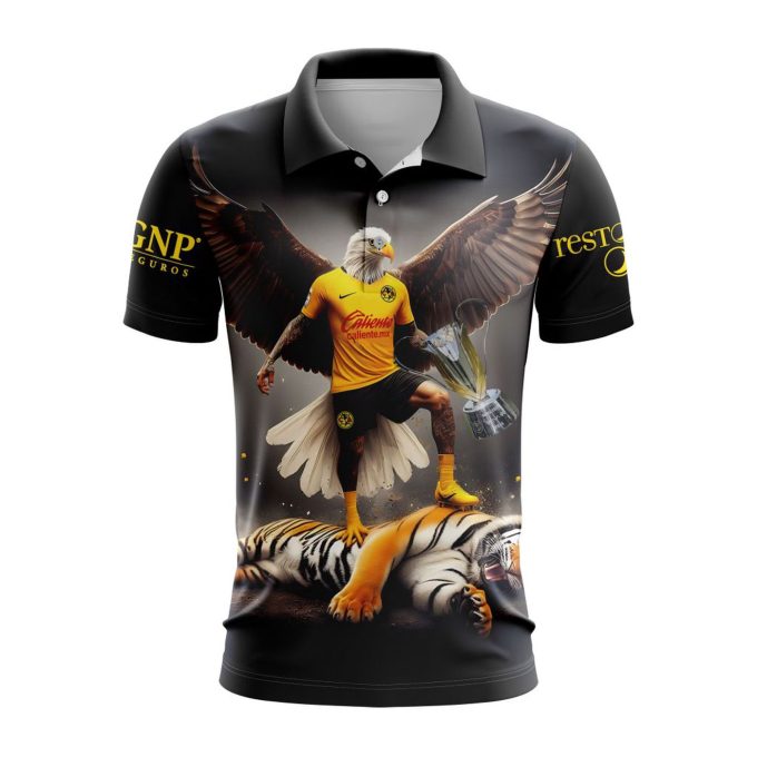LIGA MX Club America Special 2024 Supercopa MX Champions Design Polo Gift for Men Women