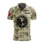 LIGA MX Club America Special Camo Design Polo Gift for Men Women