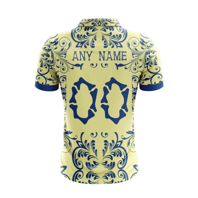 LIGA MX Club America Special Dia De Muertos Design Polo Gift for Men Women